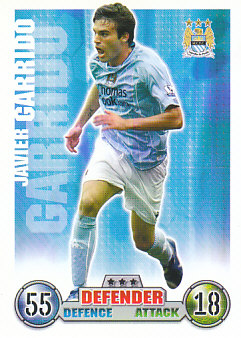Javier Garrido Manchester City 2007/08 Topps Match Attax #165